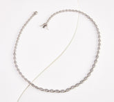 Diamonique x Kathy Levine Beautiful CZ Station Necklace, 18"